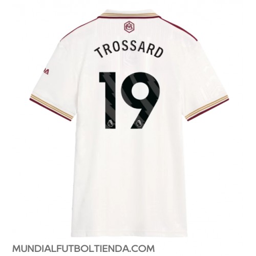Camiseta Arsenal Leandro Trossard #19 Tercera Equipación Replica 2025-26 para mujer mangas cortas Camiseta Arsenal Leandro Trossard #19 Tercera Equipación Replica 2025-26 para mujer mangas cortas